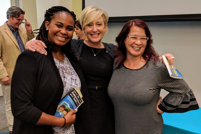 Eura Szuwalski, Lisa Klock and Tracy O'Rourke